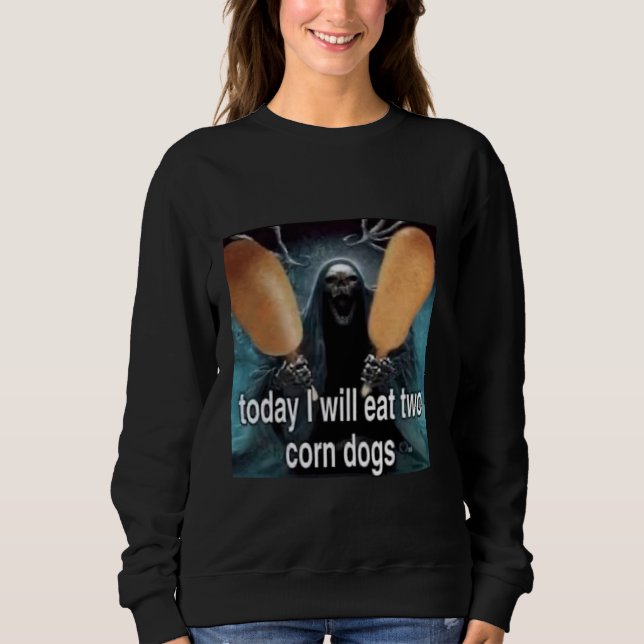 Camiseta Hoje Vou Comer Dois Cães De Milho (Frente)