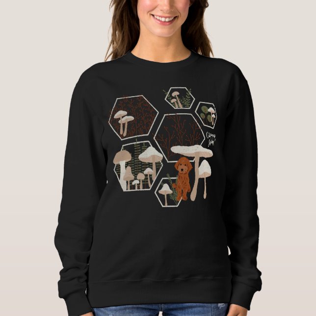 Camiseta Hoku, Floresta de Poodle Mushroom (Frente)