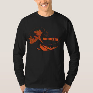 Camiseta Hokusai - a grande onda