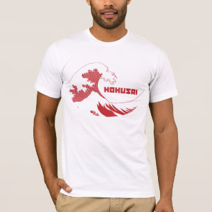 Camiseta Hokusai - a grande onda