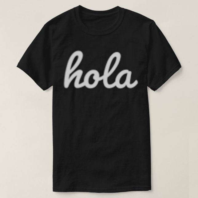 Camiseta Hola (Frente do Design)