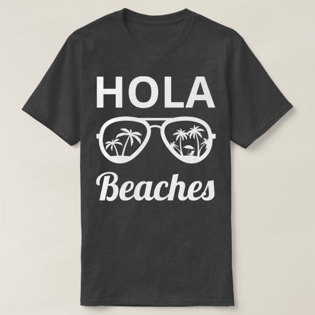 Camiseta Hola Beaches III (Frente do Design)