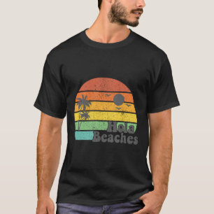 Camiseta Hola Beaches Retro Beach Vacation Summer Cote Wom
