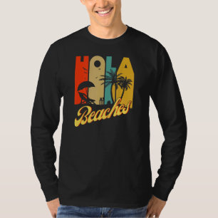 Camiseta Hola Beaches Tropical Summer Group Memória Impress