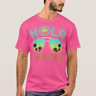 Camiseta Hola Praias Óculos de sol Palma Árvore Palmo Estil