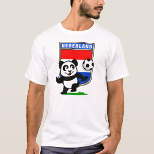 Camiseta Holanda Soccer Panda (camisas leves)