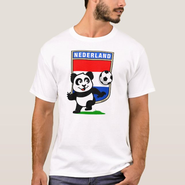 Camiseta Holanda Soccer Panda (camisas leves) (Frente)