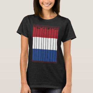Camiseta Holanda Vintage - Férias de Bandeira Holandesas