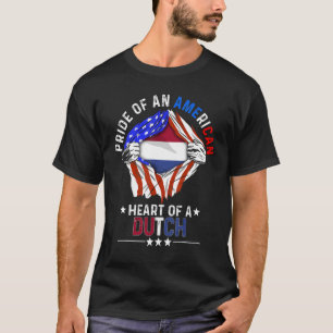 Camiseta Holandês American Pride Foreign Netherlands F