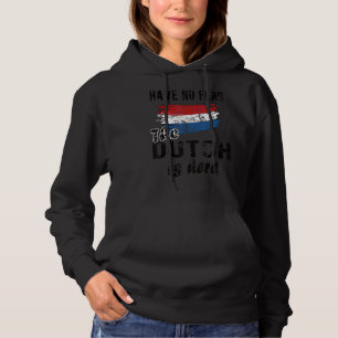Camiseta Holandês Está Aqui Bandeira Holandesa Raízes Holan