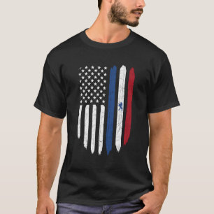 Camiseta Holandês Flag American Netherlands Root Pai Gift H