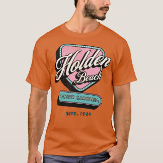Camiseta Holden Beach North olina em Luzes
