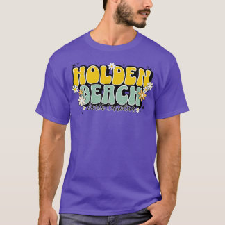 Camiseta Holden Beach North olina Sparkle e Flowers 1