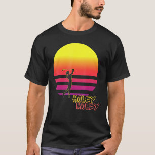 Camiseta Holey Moley Golf-Sunset Para Homens
