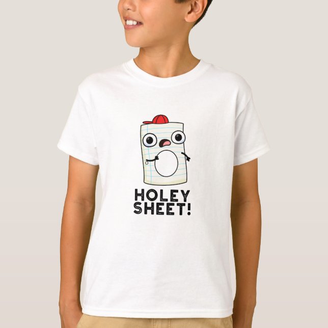 Camiseta Holey Sheet Funny Paper Pun (Frente)