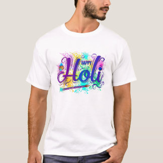 Camiseta Holi Festival De Cores De Primavera E Amor