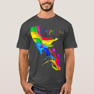 Camiseta Holi T Colorida E Vibrante