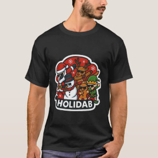 Camiseta Holidab Dance Merry Christmas Teen Boys Kids Santa
