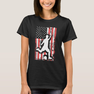 Camiseta HOLIDAY 365 Soccer US Grunge Flag American 4th of