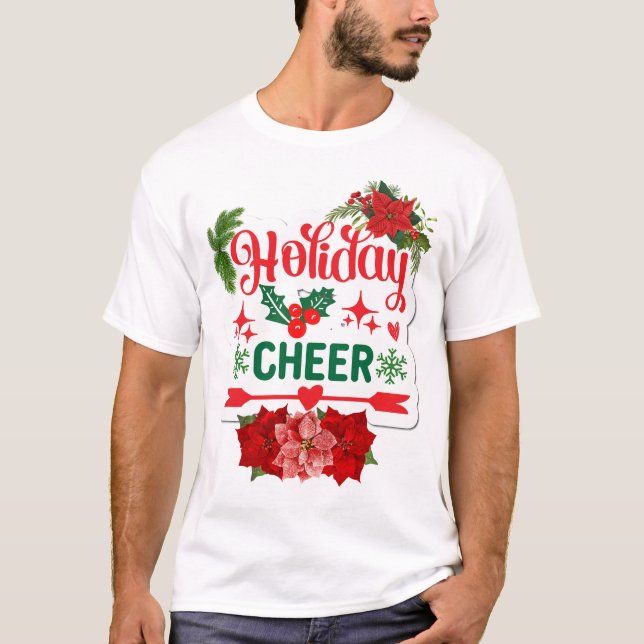 Camiseta Holiday Cheer (Frente)