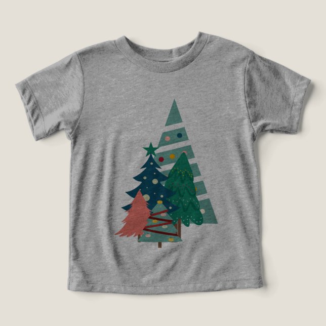 Camiseta Holiday Evergreens Design (Design frontal)