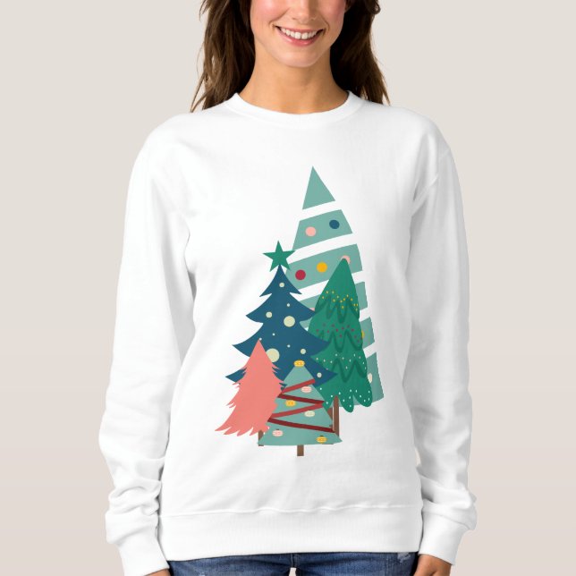 Camiseta Holiday Evergreens Design (Frente)
