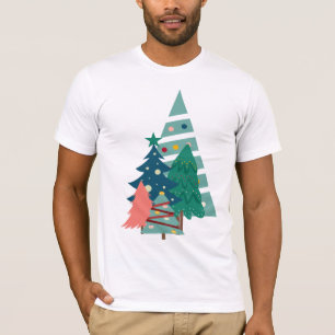 Camiseta Holiday Evergreens Design