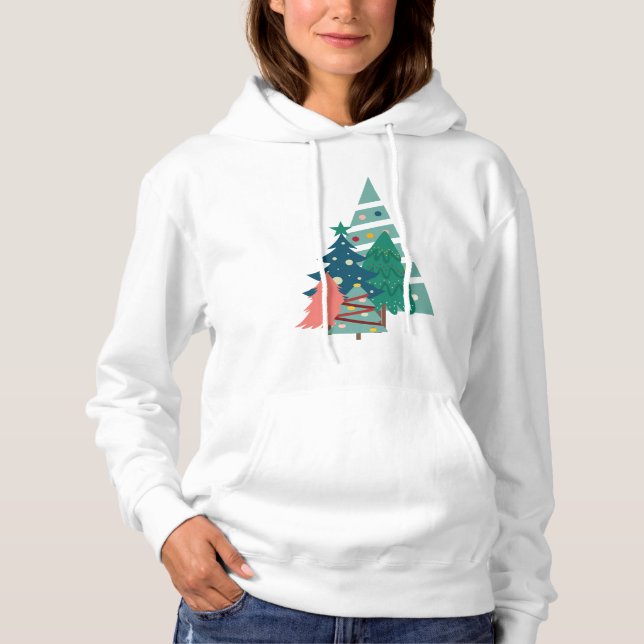 Camiseta Holiday Evergreens Design (Frente)