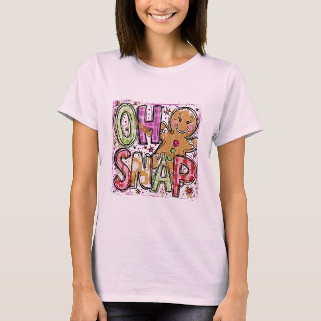 Camiseta Holiday Fun - Oh Snap! (Frente)