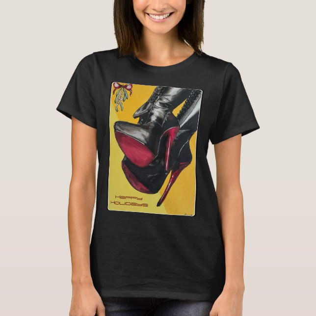 Camiseta 'Holiday Hijinks, o sabor foi azedo', pintando em (Frente)