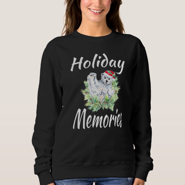 Camiseta Holiday Memories Matching Family Group Polar Bear  (Frente)