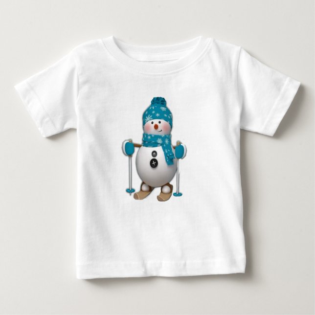 Camiseta Holiday Snowman (Frente)