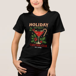 Camiseta Holiday Spirit Cocktail Club Saúde Natal