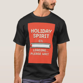 Camiseta Holiday Spirit Loading Bar