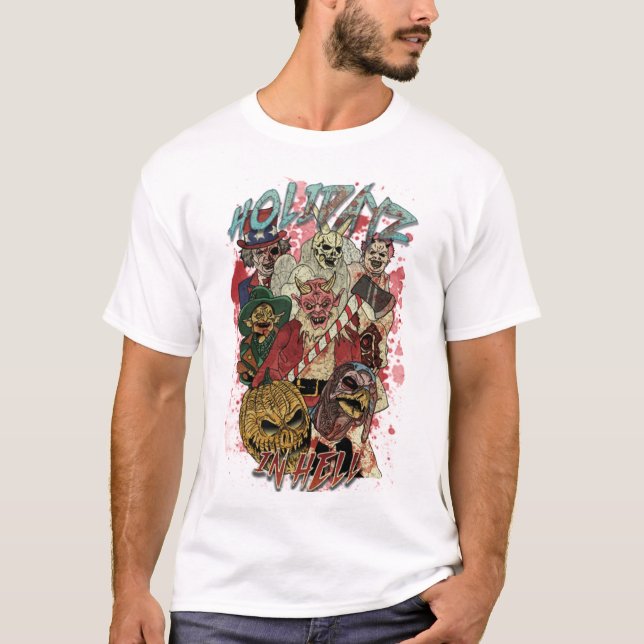 Camiseta Holidayz No Inferno T-ShirtHOLIDAYZ EM HELL_ HN HO (Frente)