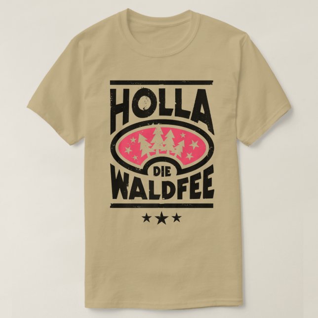 Camiseta Holla the Forest Fairy Party (Frente do Design)