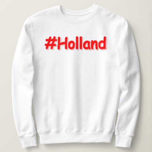 Camiseta "#Holland" Design. Comprar Agora (Frente do Design)