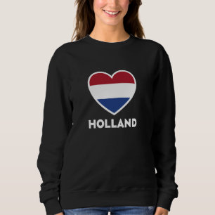 Camiseta Holland Flag Netherlands Heart