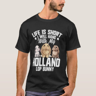 Camiseta Holland Lop Bunny Plush Proprietário do Figurino M