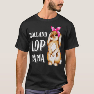 Camiseta Holland Lop Bunny Rabbit Mãe