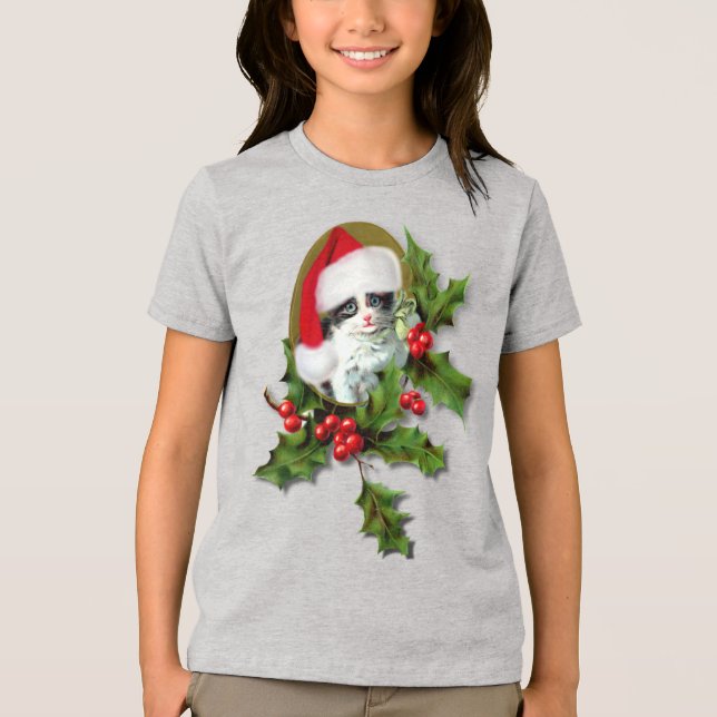 Camiseta Holly e Kitten Natal (Frente)