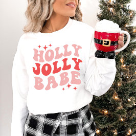 Camiseta Holly Jolly Babe Natal