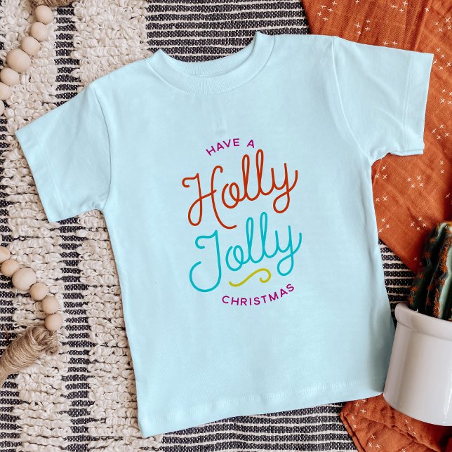 Camiseta Holly Jolly Christmas (Criador carregado)