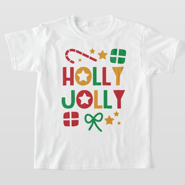 Camiseta Holly Jolly Christmas (Postura )