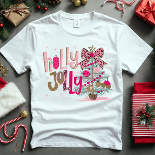 Camiseta Holly Jolly, feliz natal