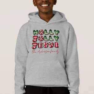 Camiseta Holly Jolly Jesus Crianças de doces ópticos em 3D