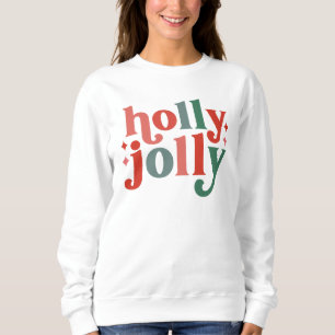 Camiseta Holly Jolly - Tipografia de Feriados Retroativos
