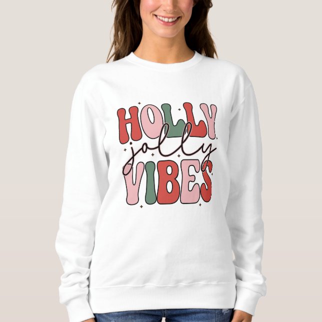 Camiseta Holly Jolly Vibes (Frente)