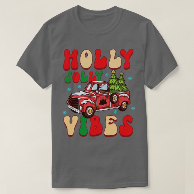 Camiseta holly jolly Vibes (Frente do Design)