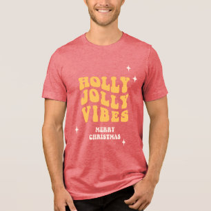 Camiseta Holly Jolly Vibes - Feliz Natal